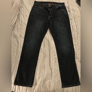 Lucky Brand Men's Dark Blue Straight Jeans